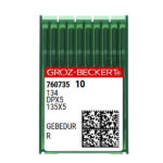 Düz Çift İğne Makina İğnesi DPX5 135X5 GEBEDUR (100 Ad.)