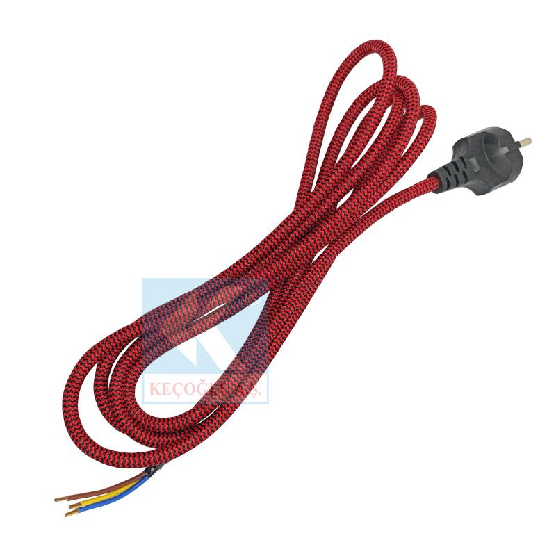 utu-elektrik-kablosu.jpg Buharlı Ütü Elektrik Kablosu 2 metre - Görsel 1